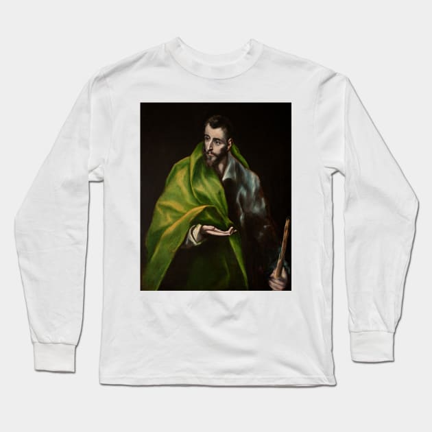 St. James the Greater by El Greco Long Sleeve T-Shirt by Classic Art Stall